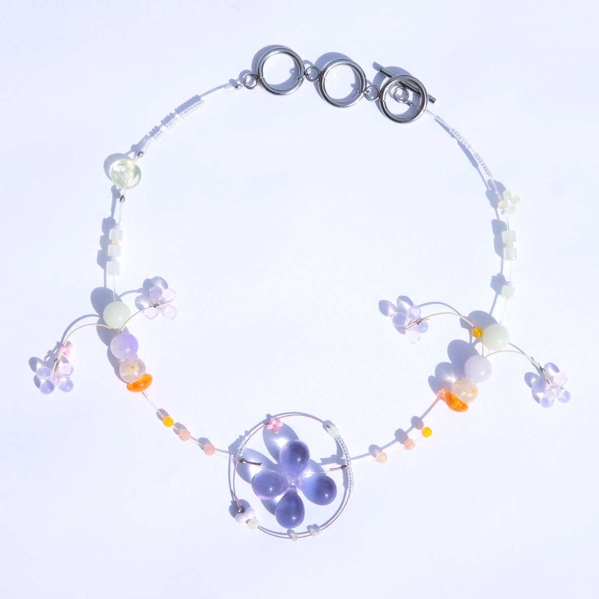 flutter gem necklace