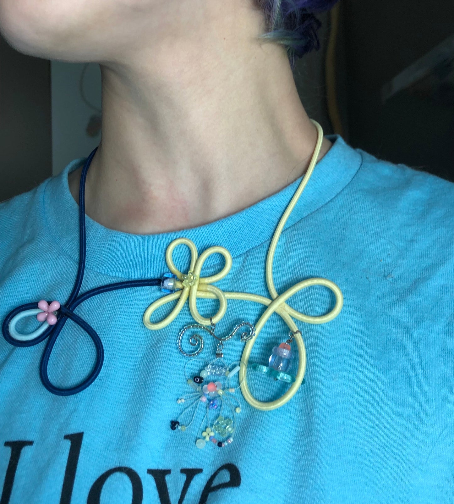 multiLoop GemSphere necklace