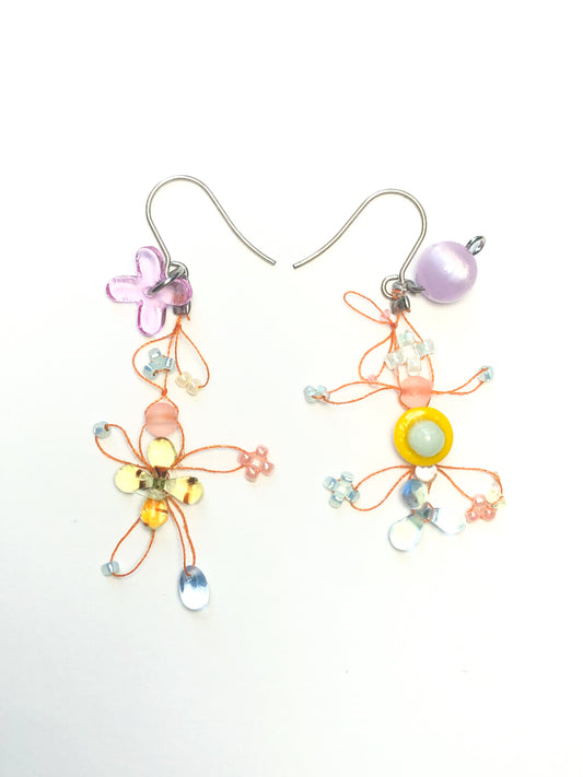 floating gummy earrings