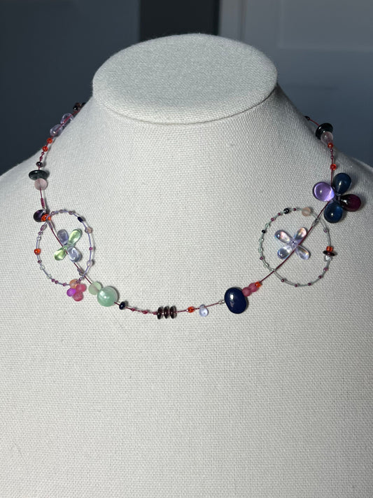 Duo gemPool necklace