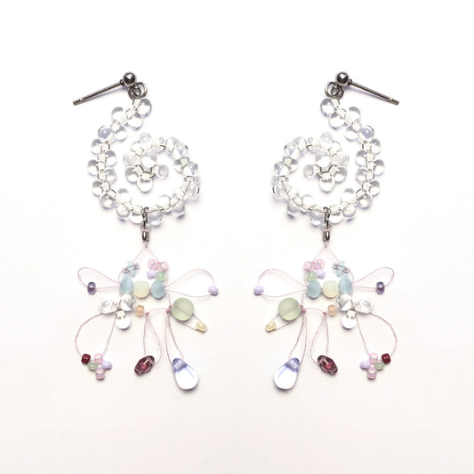 bloom moon earrings