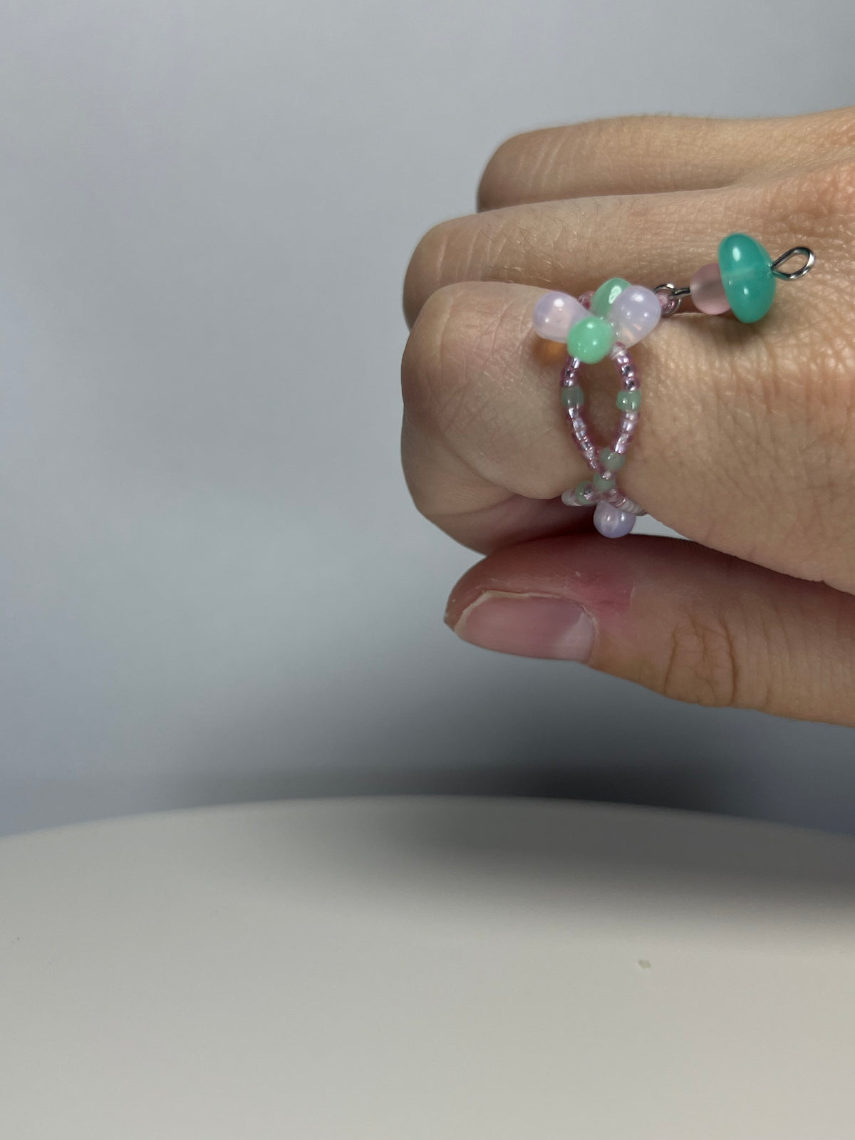 Gemmy infinity ring
