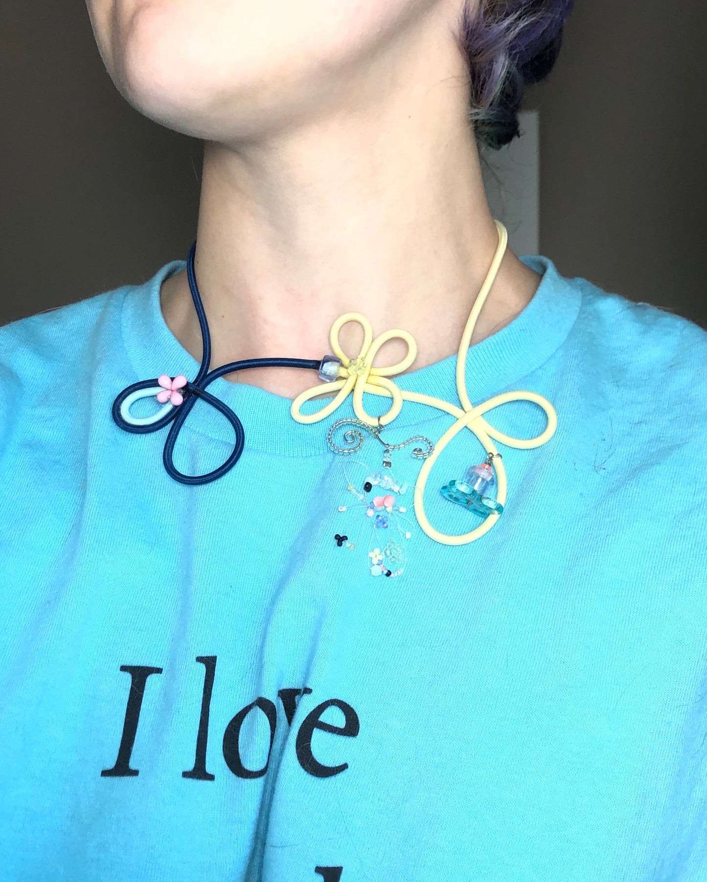 multiLoop GemSphere necklace