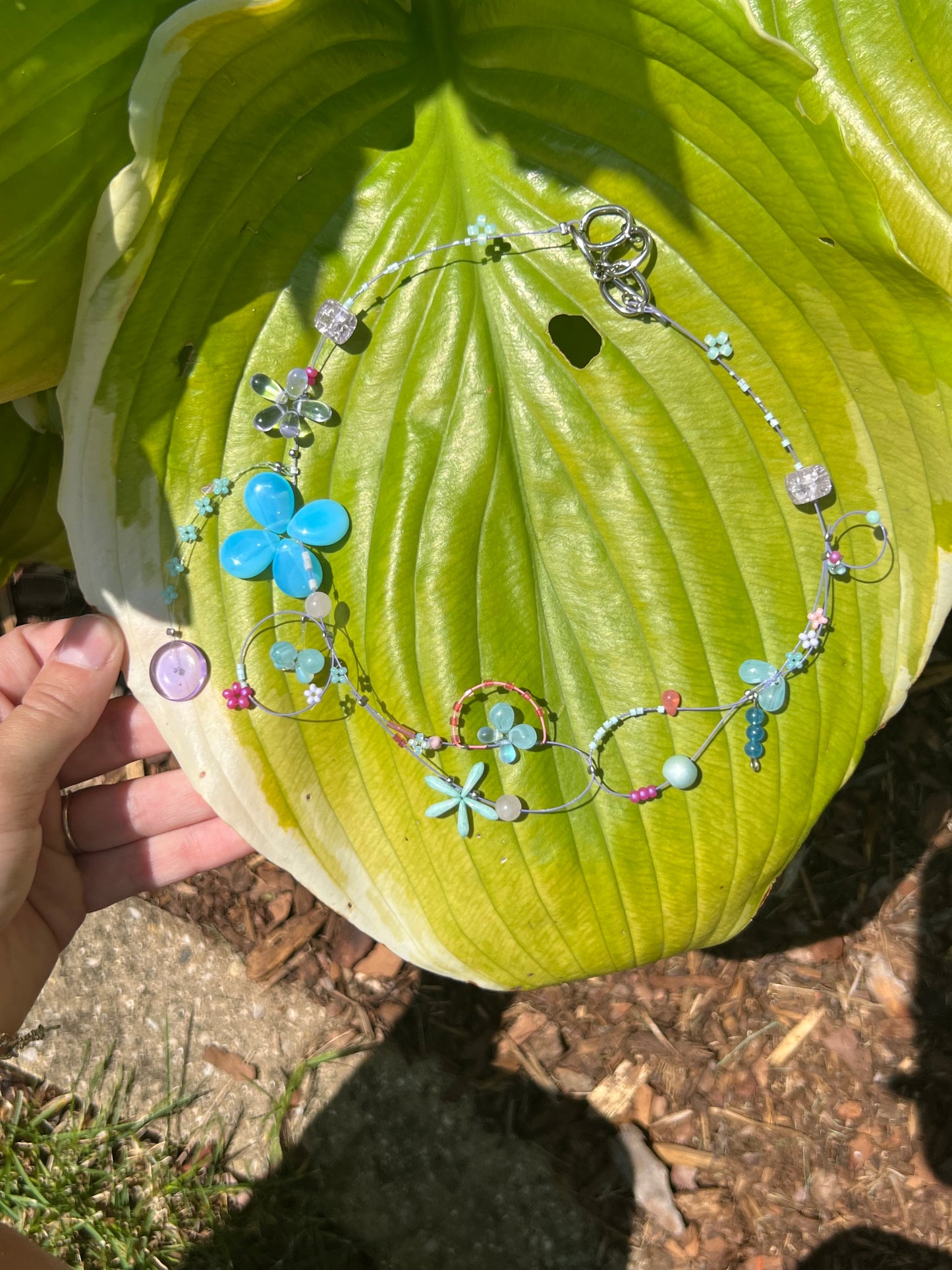 gemmy bloom necklace