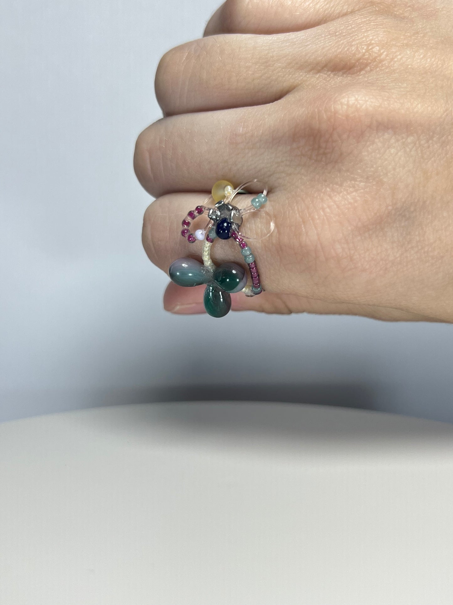 mossy GemSphere orbit ring