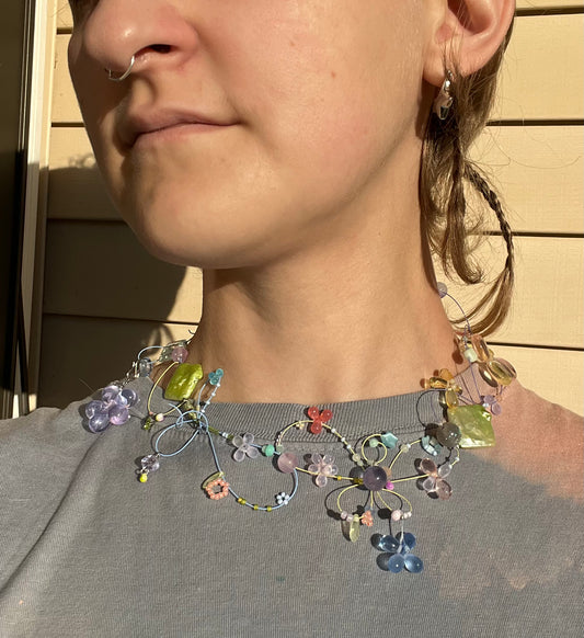 amoeba gemmySphere necklace