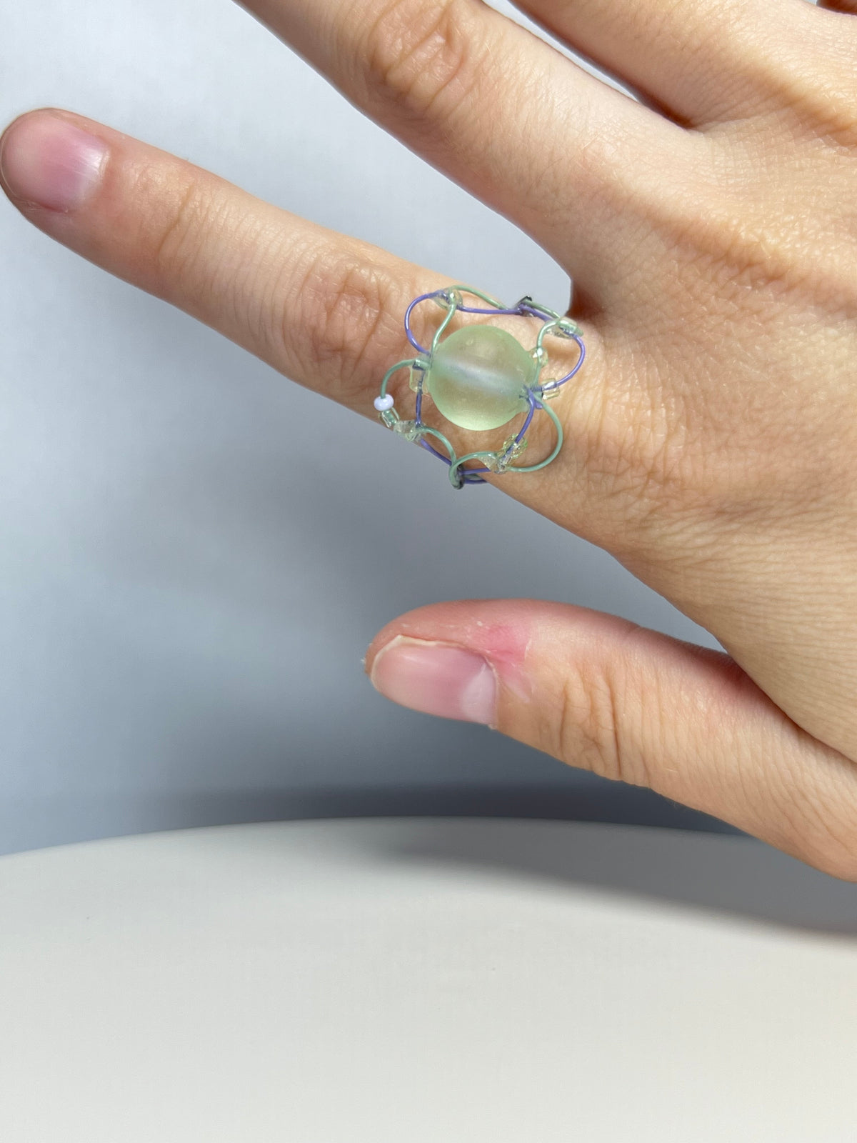 GemSphere Orb Net ring