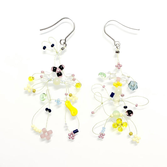 electric garden earrings