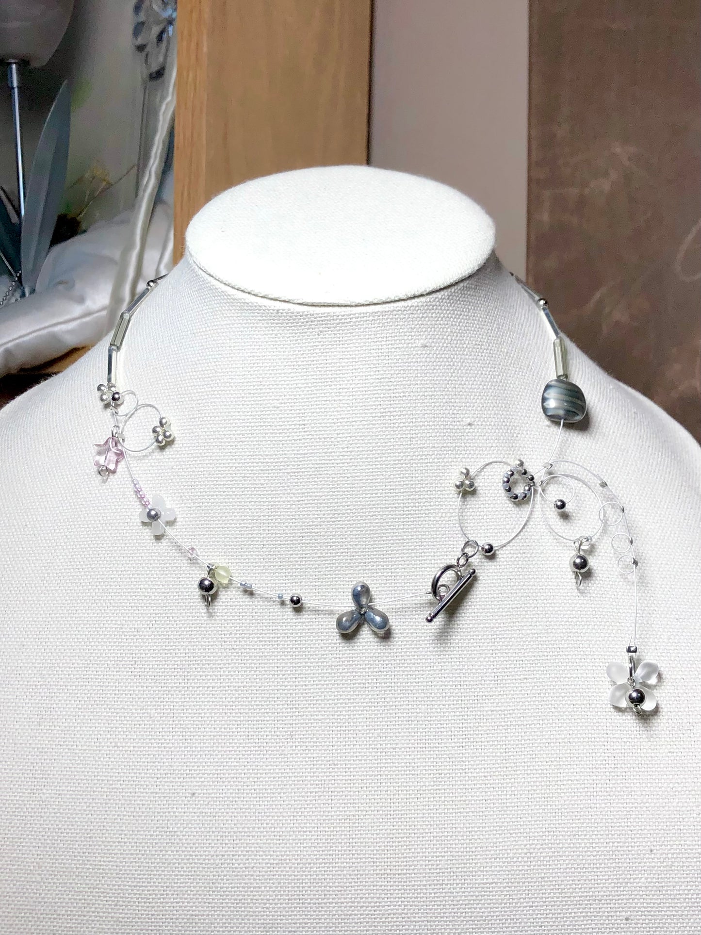 GemSphere Liquid Silver necklace