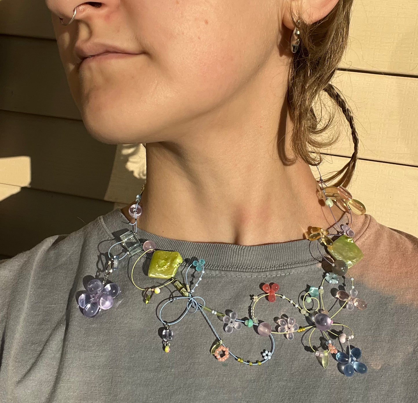 amoeba gemmySphere necklace