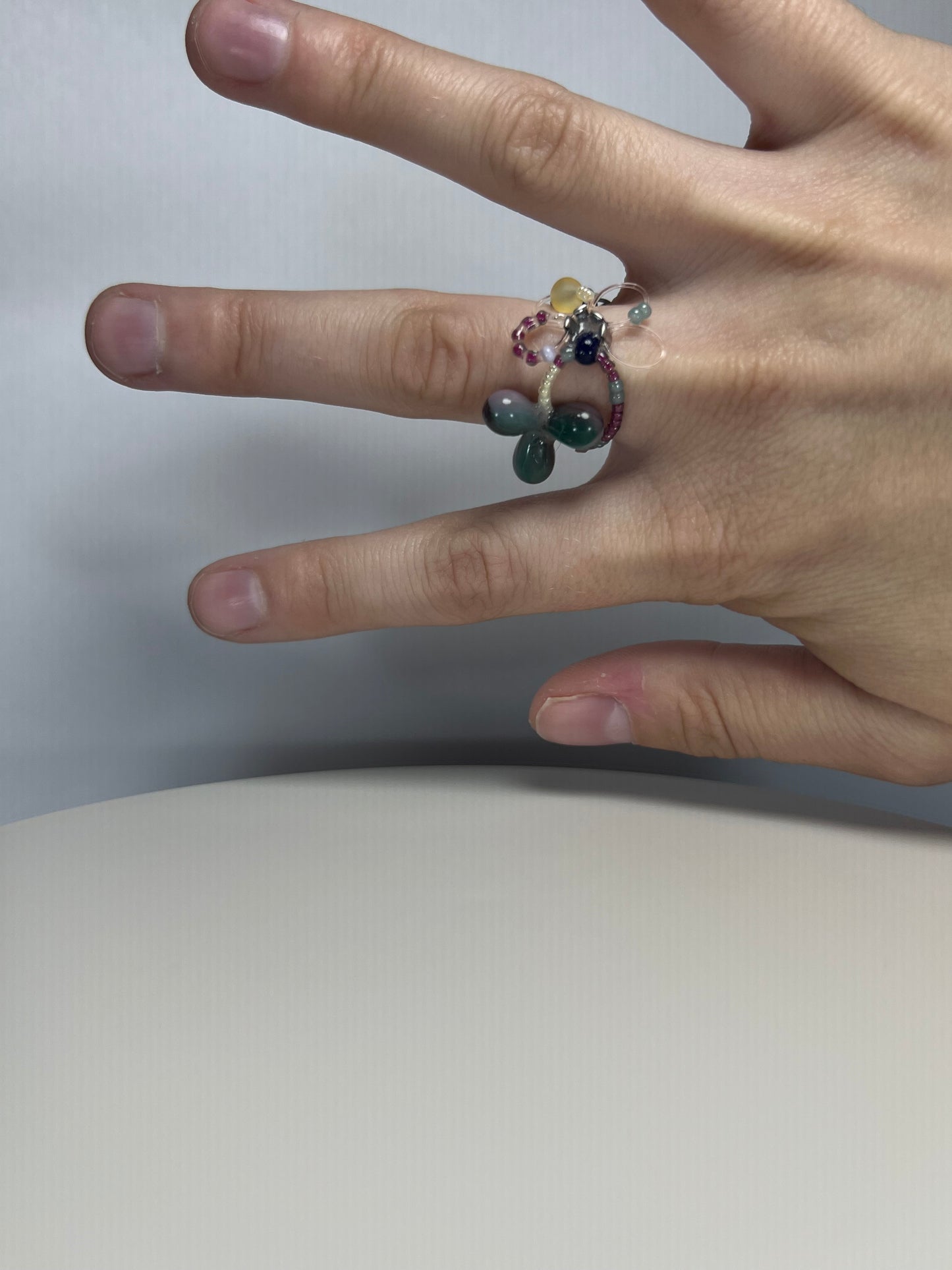 mossy GemSphere orbit ring