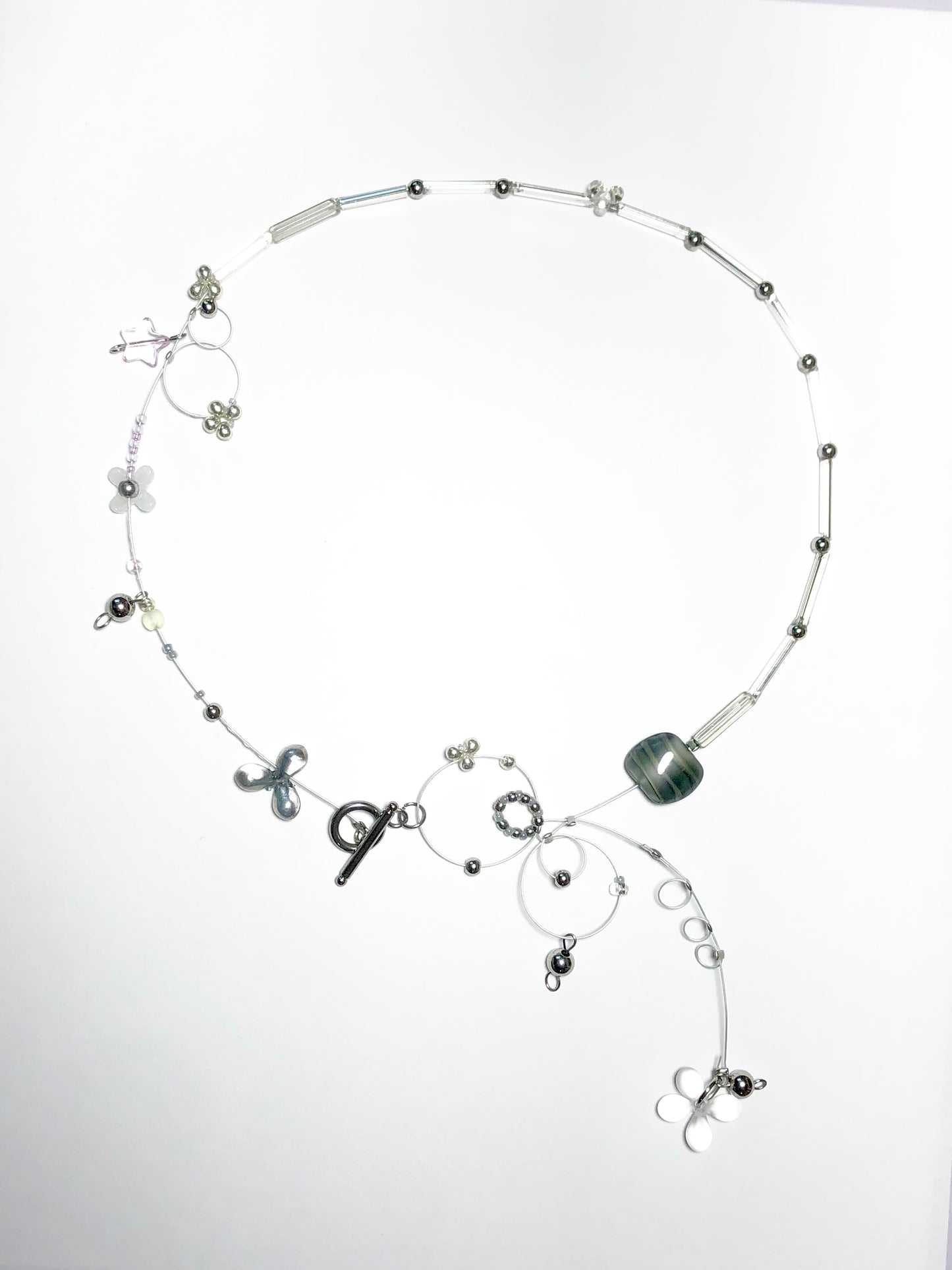 GemSphere Liquid Silver necklace