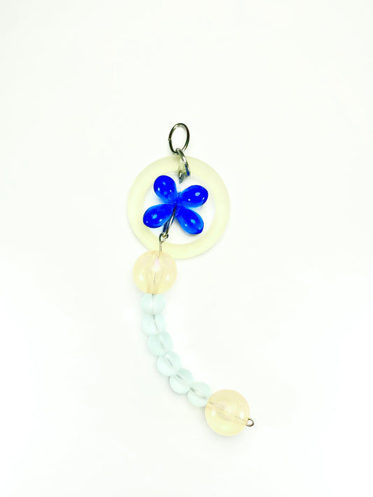 Gemmy barbell sapphire charm