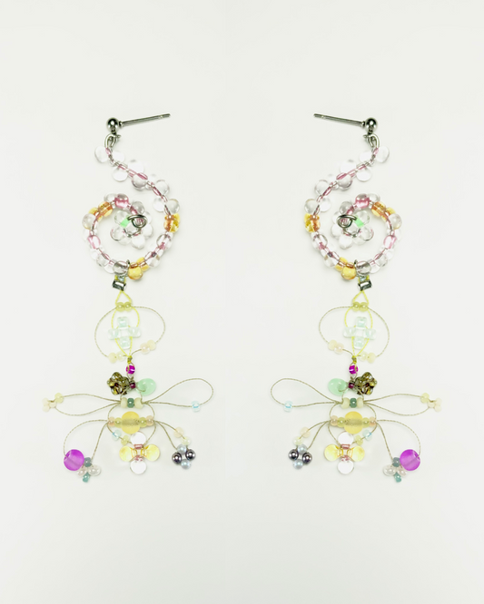 bubble pop swirl earrings