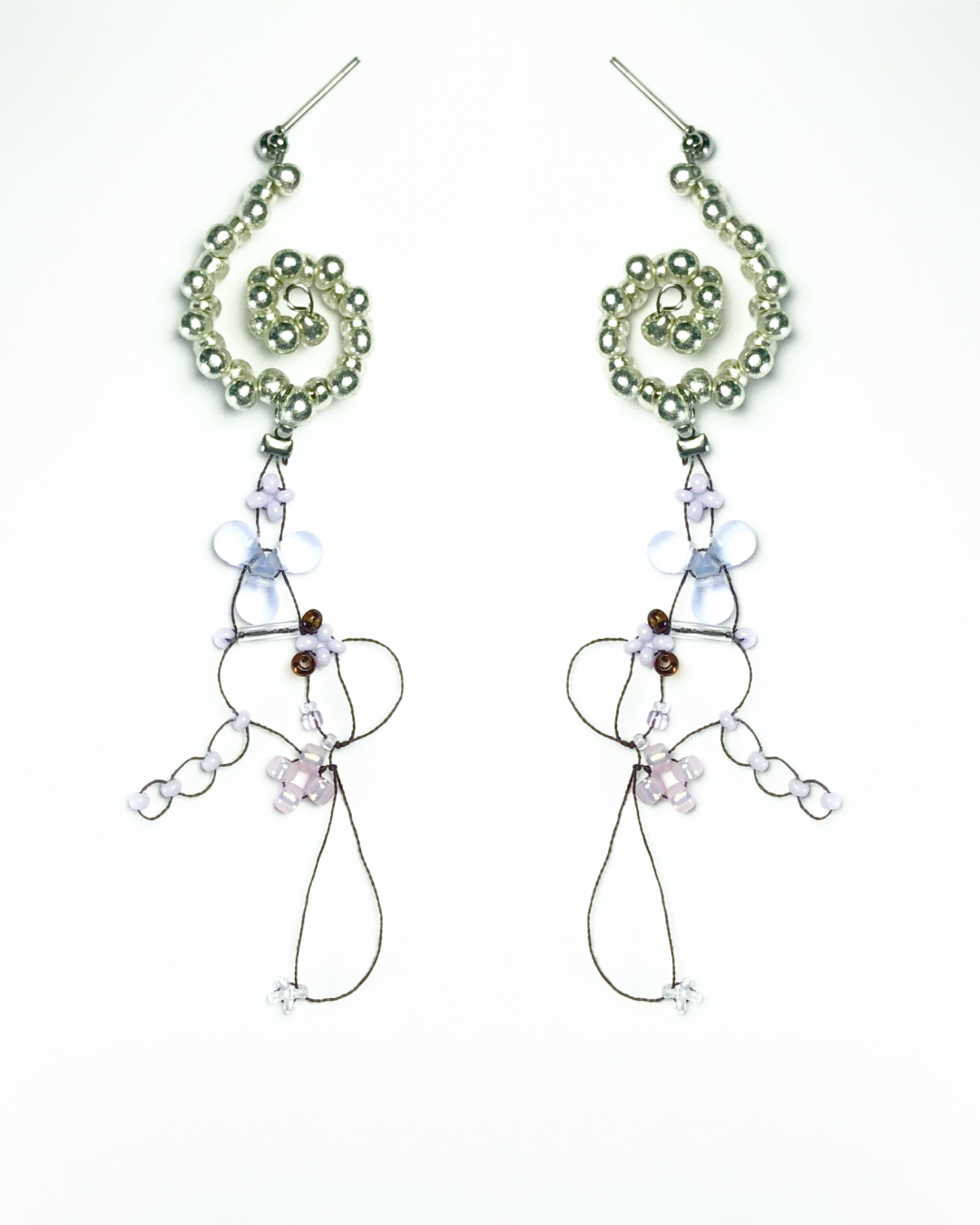 metalWing earrings