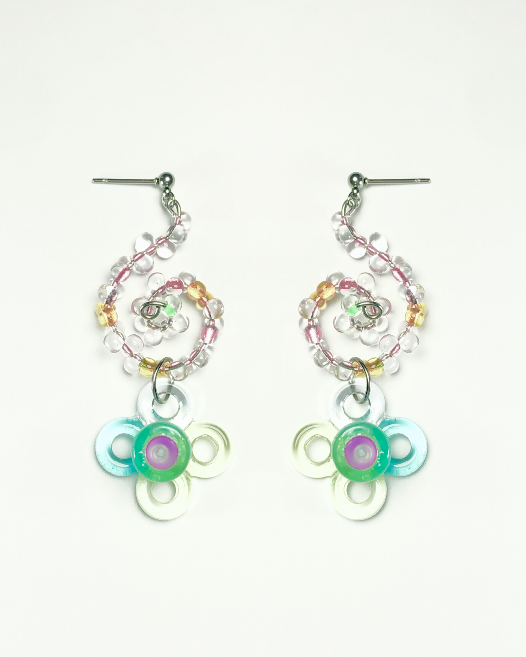 lucky swirlBloom earrings