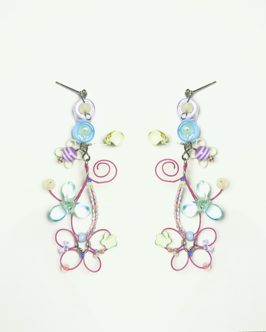glisten glow gem earrings
