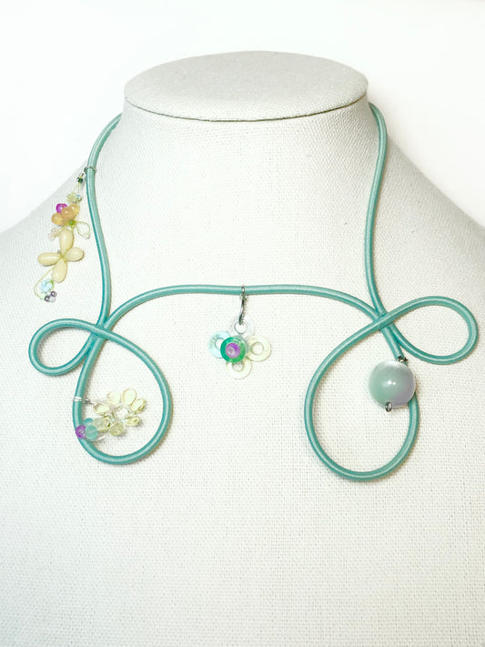 multiLoop GemSphere necklace iii