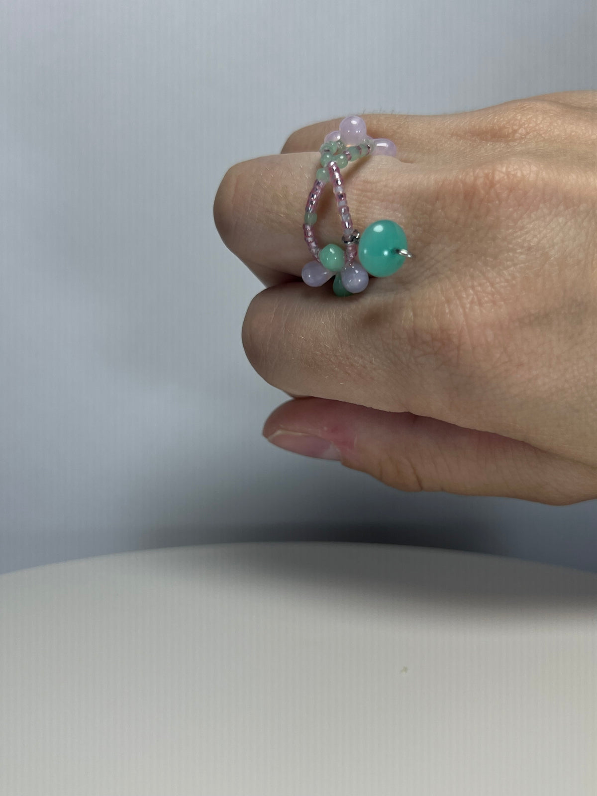 Gemmy infinity ring