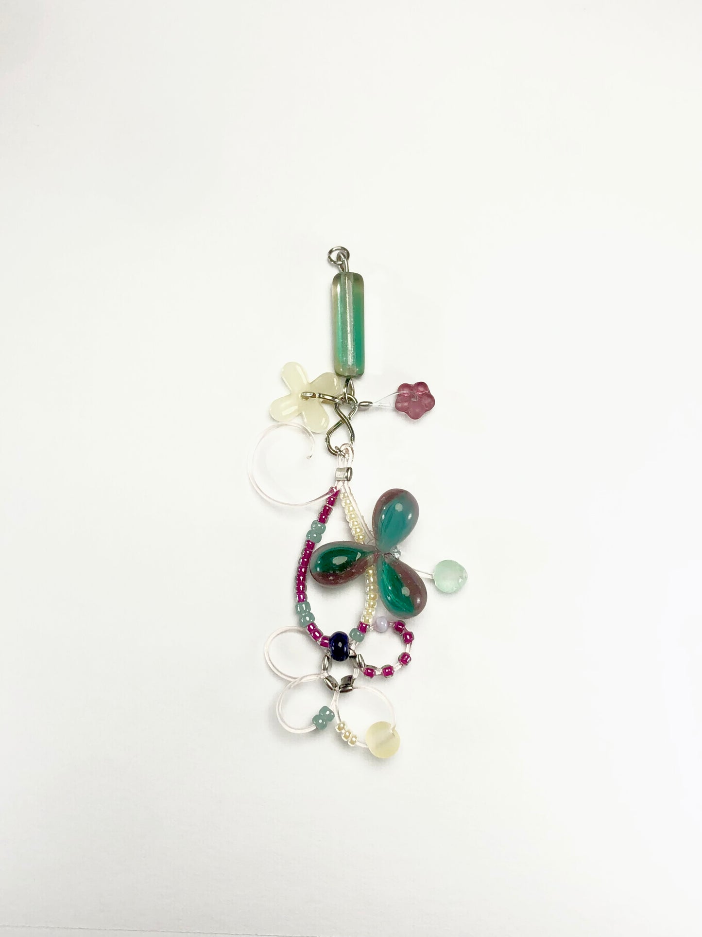 spiral emeraldWing charm