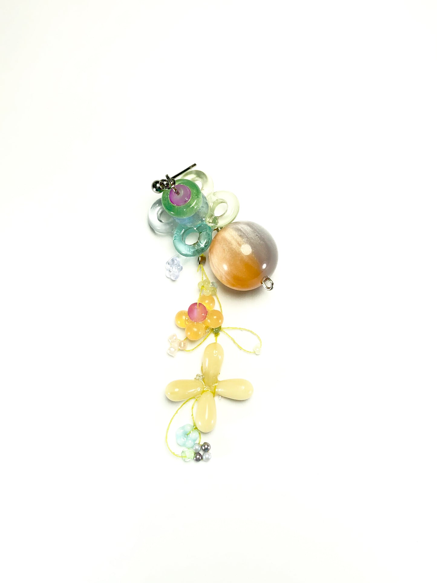 bubble clover loop charm