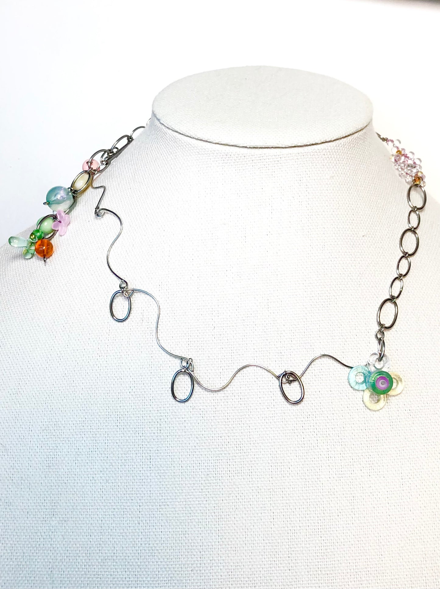 GemSphere charm link necklace
