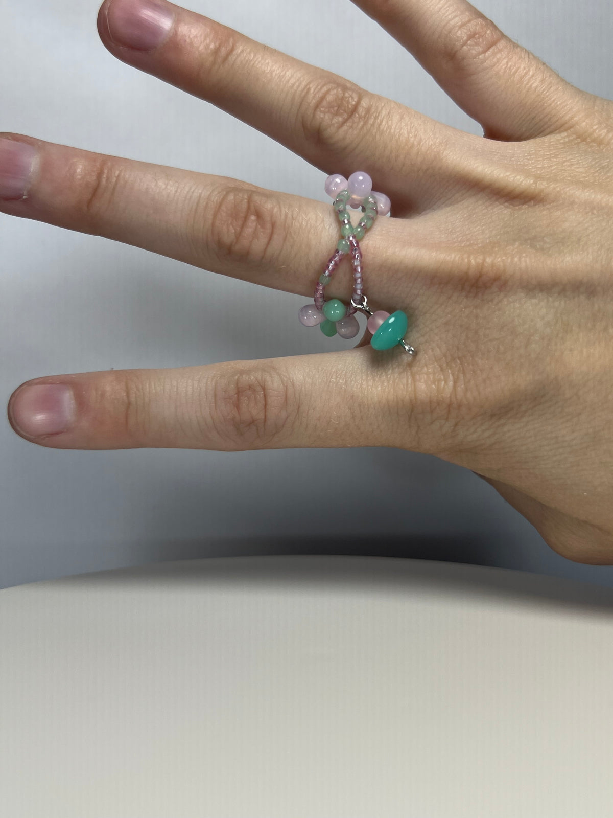 Gemmy infinity ring