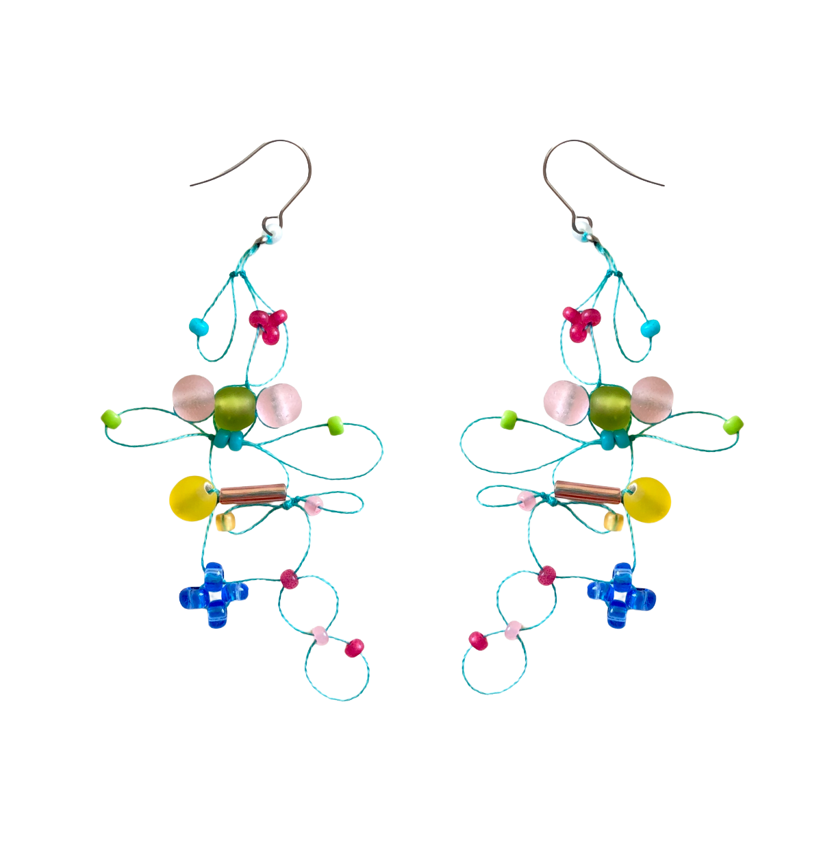 jewel ladder earrings