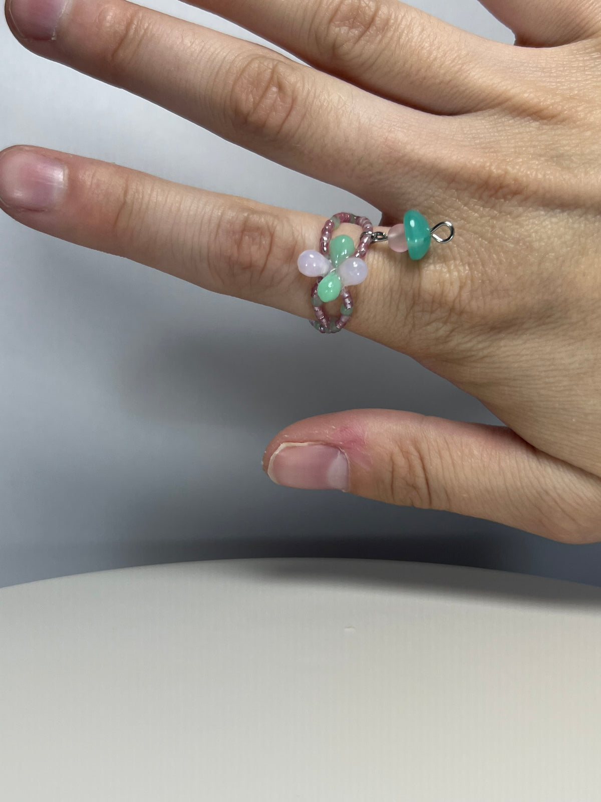 Gemmy infinity ring