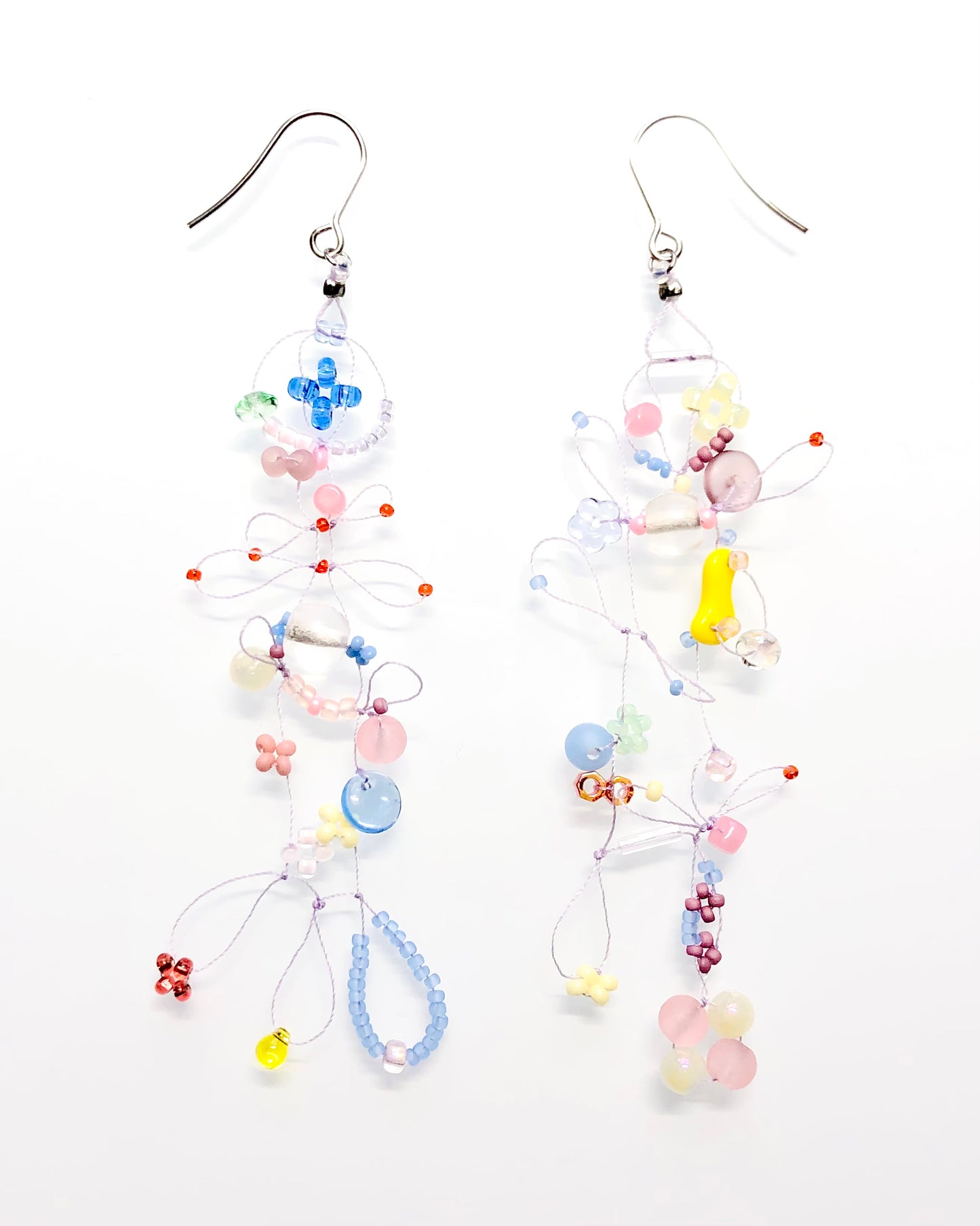 floating gemSphere earrings