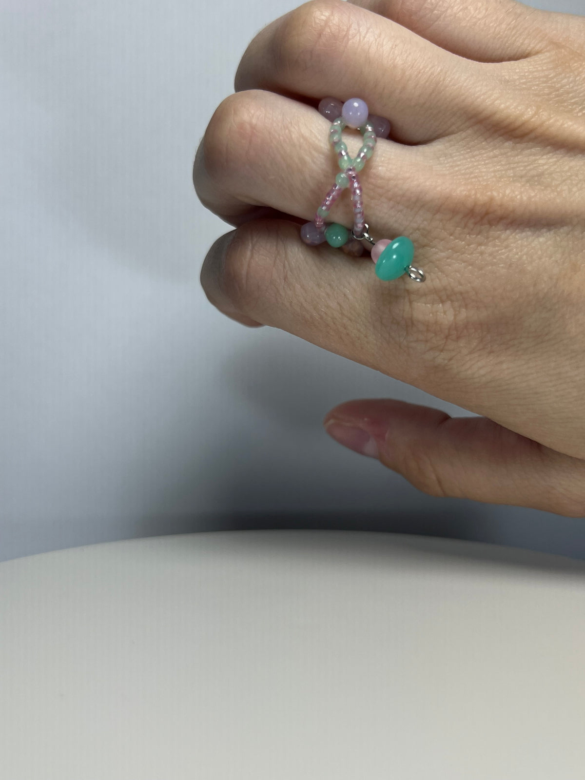 Gemmy infinity ring