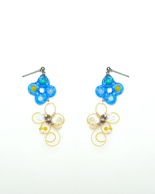 jewel tile treasure earrings