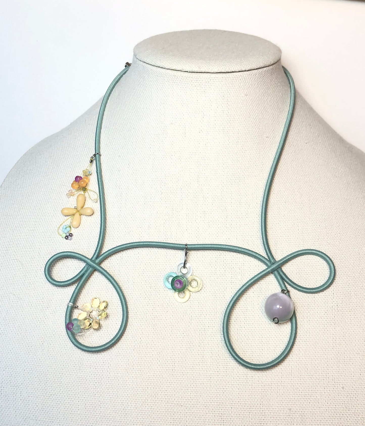 multiLoop GemSphere necklace iii