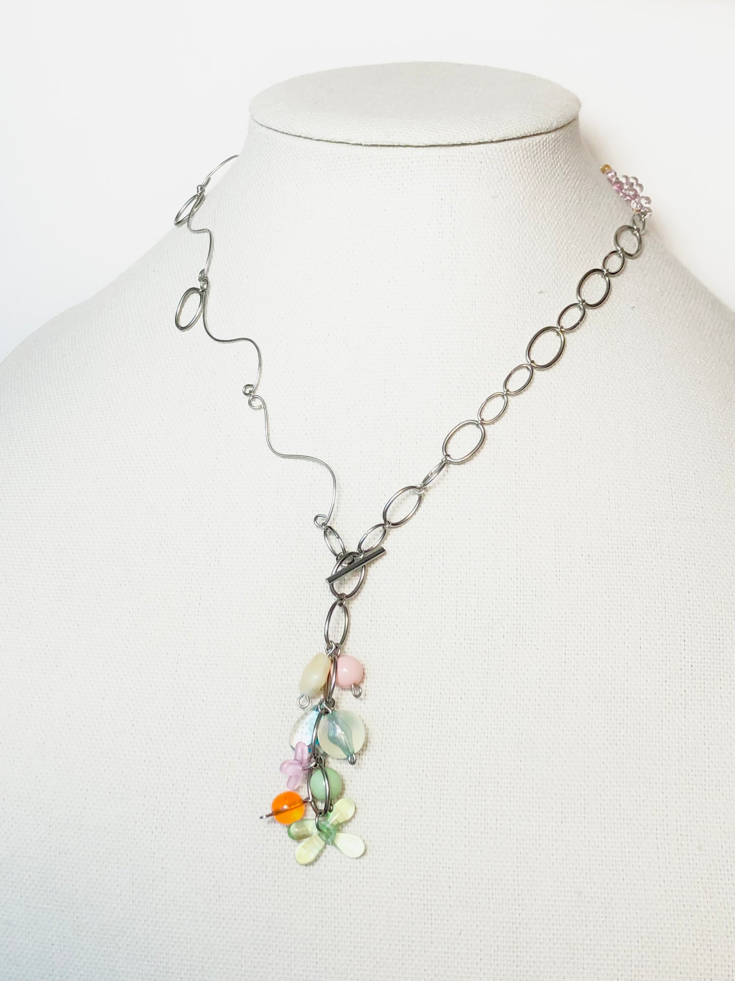 GemSphere charm link necklace
