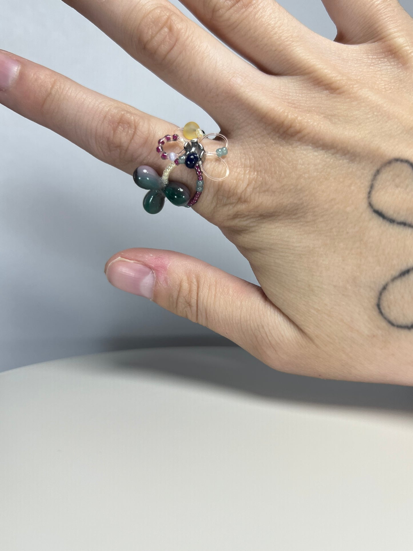mossy GemSphere orbit ring
