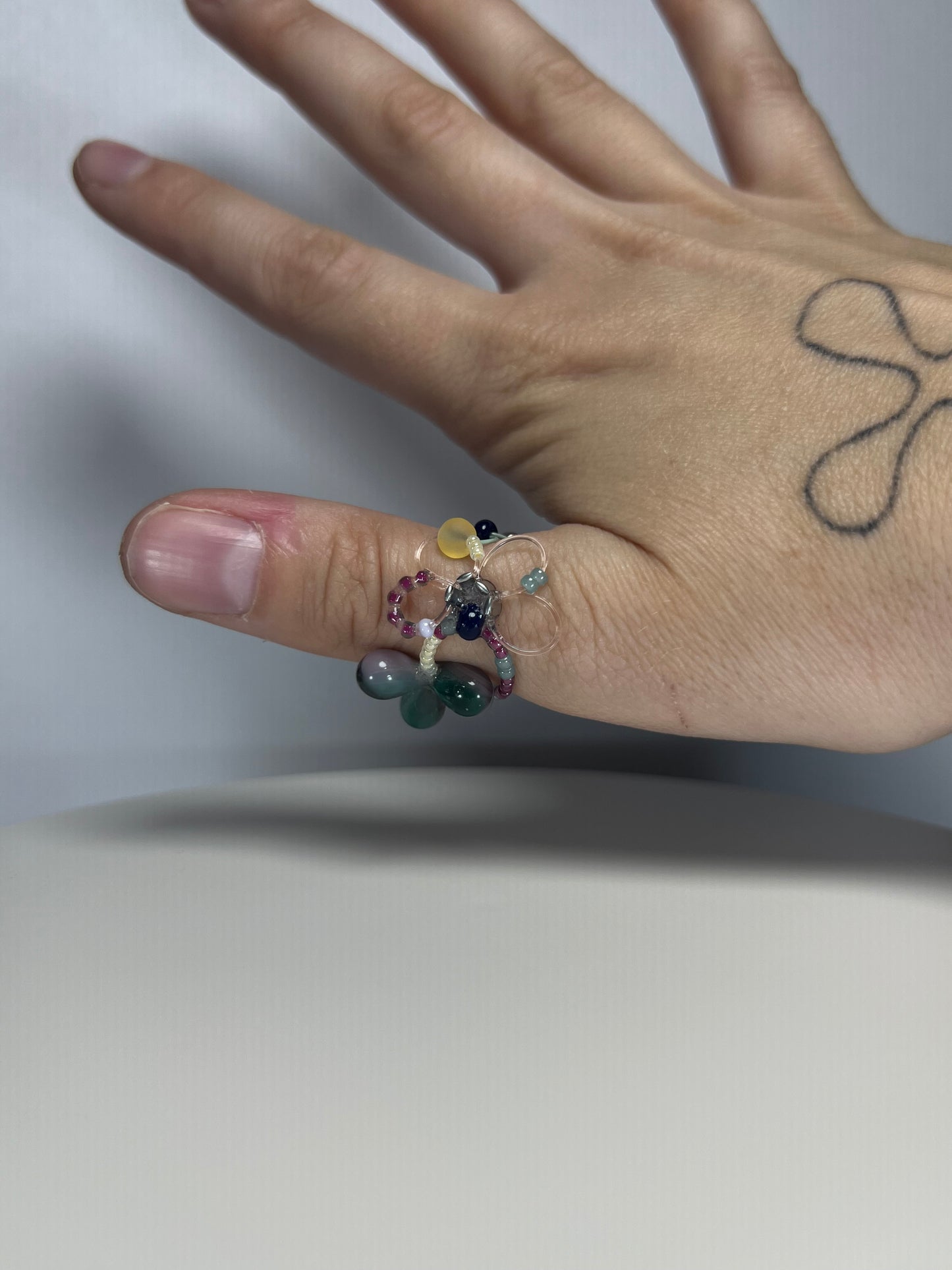 mossy GemSphere orbit ring