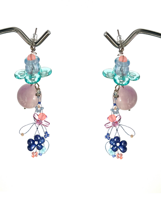sparklebubble gem earrings