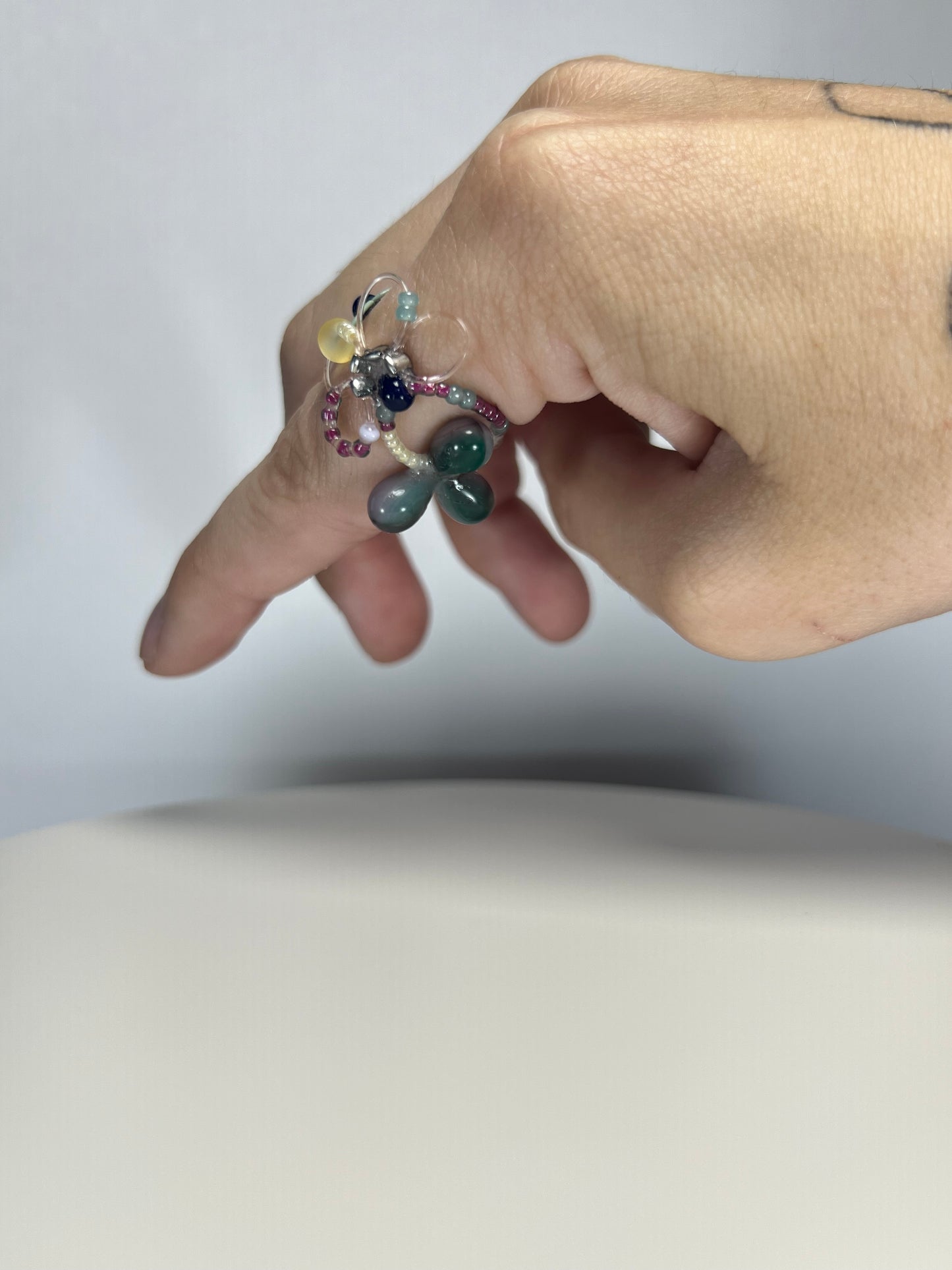 mossy GemSphere orbit ring