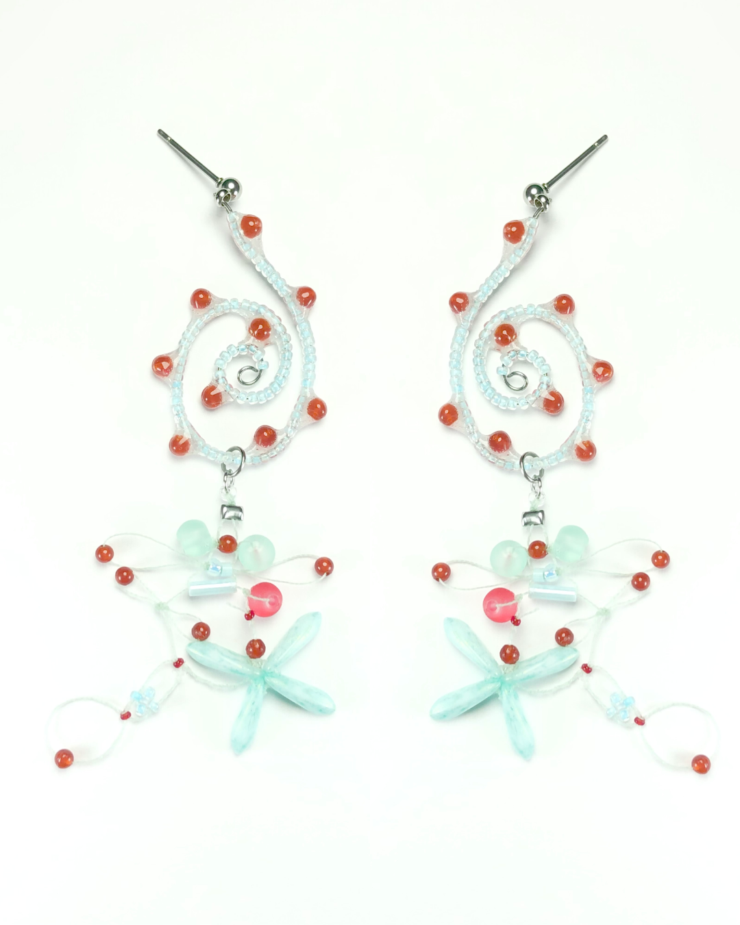 Dot gem earrings