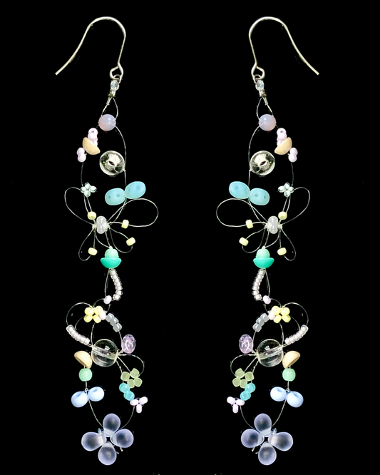 bloomSphere invisible earring pair