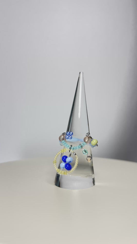 gemmy barbell ring