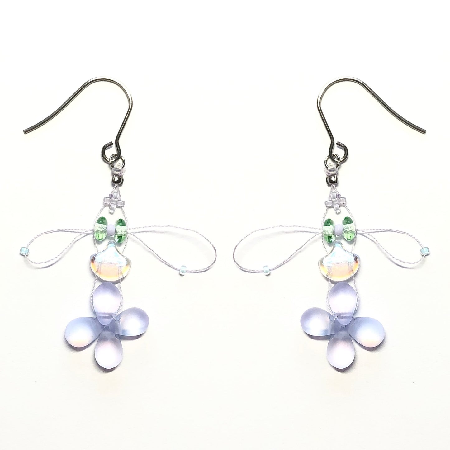 opal drop earrings