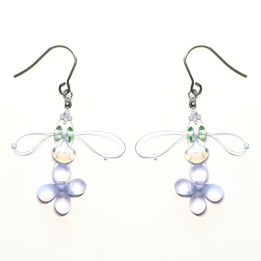 opal drop earrings