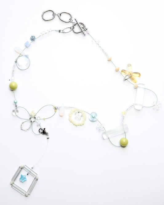 eco loop gemSphere necklace