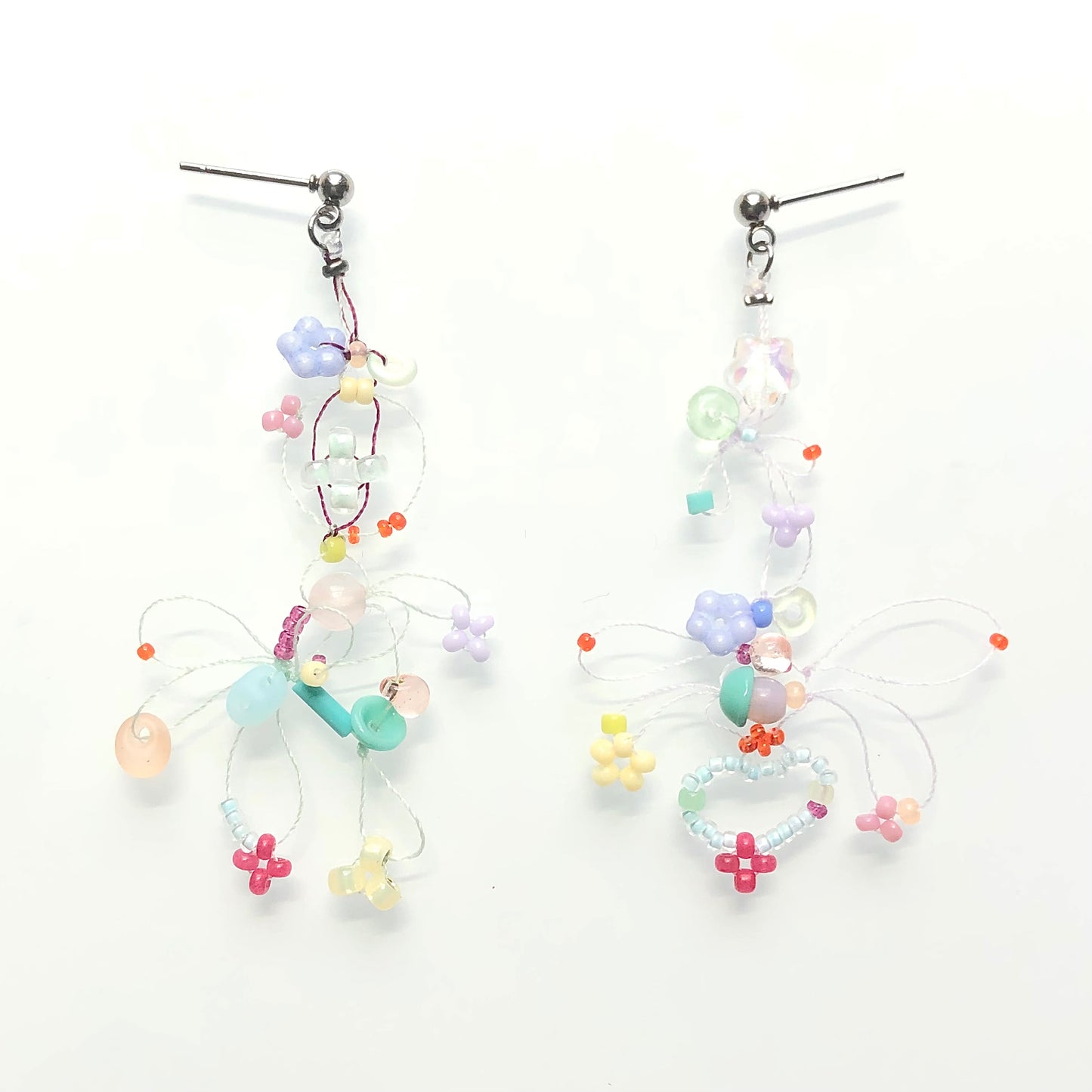 blossom gems earrings